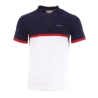 Polo Marine/Blanc Homme Hungaria Pacaya