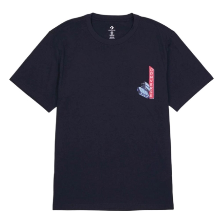 T-Shirt Noir Homme Converse Back