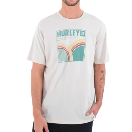 T-shirt Beige Homme Hurley Rolling Hills