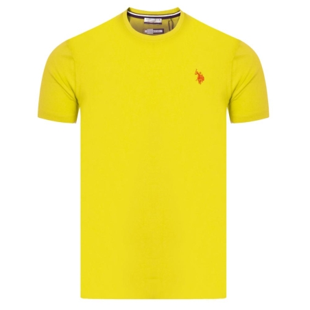 T-Shirt Jaune Homme US Polo ASSN Luca