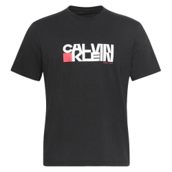 T-Shirt Noir/Rouge Homme Calvin Klein Jeans LV04RD814G