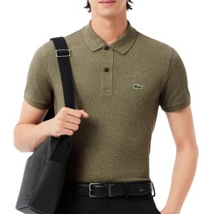 Polo Kaki Foncé Homme Lacoste Original