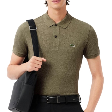 Polo Kaki Foncé Homme Lacoste Original