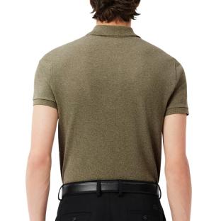 Polo Kaki Foncé Homme Lacoste Original
