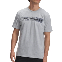 T-shirt Beige Foncé Homme Under Armour Camo Chest Stripe