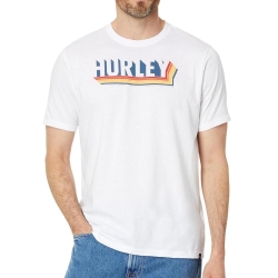 T-shirt Blanc Homme Hurley Shadow Blinds