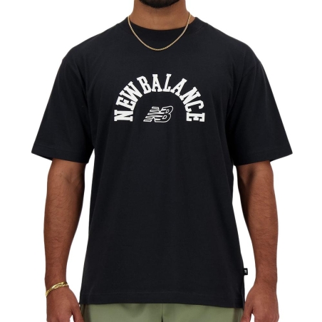 T-shirt Noir Homme New Balance Graphic