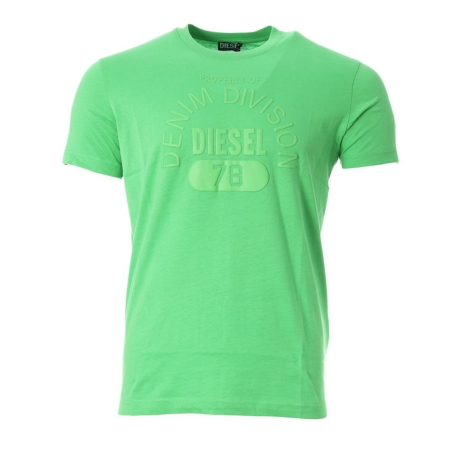 T-Shirt Vert Homme Diesel A12248