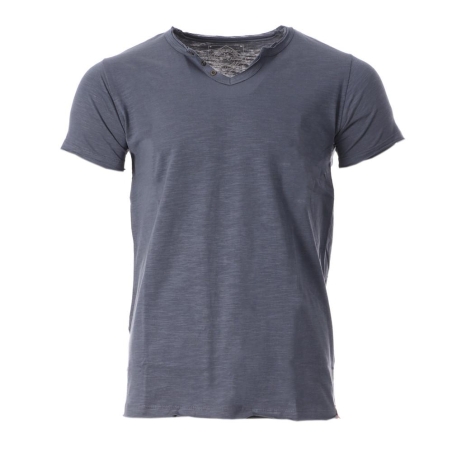 T-shirt Bleu Foncé Homme La Maison Blaggio Marius