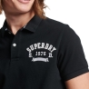 Polo Noir Homme Superdry Vintage Superstate