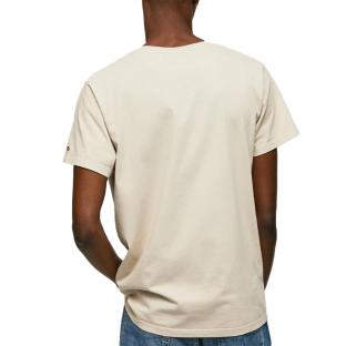 T-shirt Ecru Homme Pepe jeans Jacko PM508664