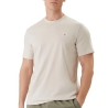 T-Shirt Beige Homme Calvin Klein Jeans Badge L4G