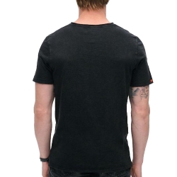T-Shirt Noir Homme Superdru Raw