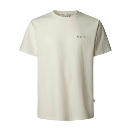 T-shirt Blanc Homme Pepe jeans Contrast
