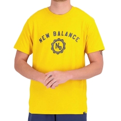 T-shirt Jaune Homme New Balance Seasonal