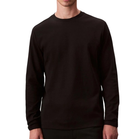 T-shirt Manches longues Noir Homme Calvin Klein Jeans Luxe