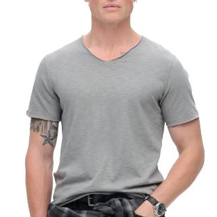 T-Shirt Gris Homme Superdry Raw