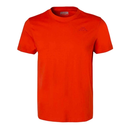 T-shirt Rouge Homme Kappa Cafers