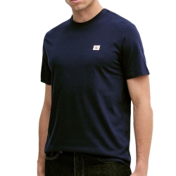 T-Shirt Marine Homme Calvin Klein Jeans Badge 30s