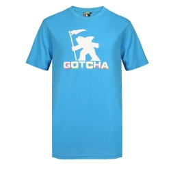 T-shirt Bleu Homme Gotcha Fishman