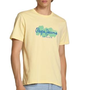 T-shirt Jaune Homme Pepe jeans Milton