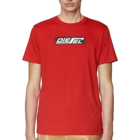 T-shirt Rouge Homme Diesel T-Just