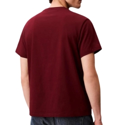 T-Shirt Rouge Homme Calvin Klein Jeans Easy LV04RC275G