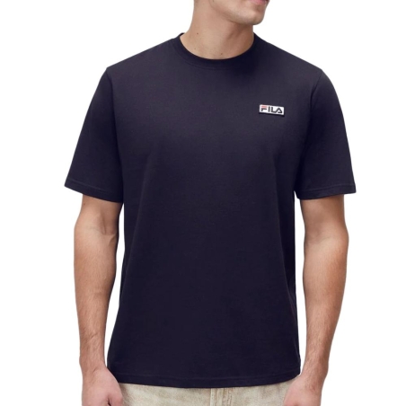 T-shirt Marine Homme Fila Embroidered