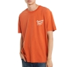 T-Shirt Orange Homme Tommy Hilfiger Novelty