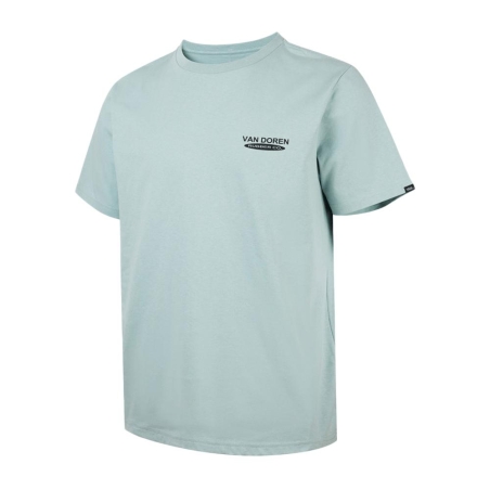 T-Shirt Bleu Homme Vans Fun Gray Mist