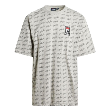 T-shirt Gris/Marine Homme Fila Trellis SS24SPM130