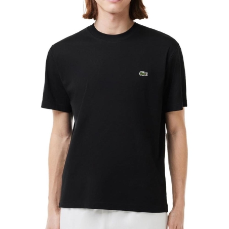 T-shirt Noir Homme Lacoste Klassiek