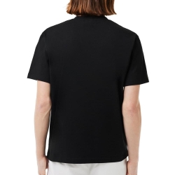 T-shirt Noir Homme Lacoste Klassiek