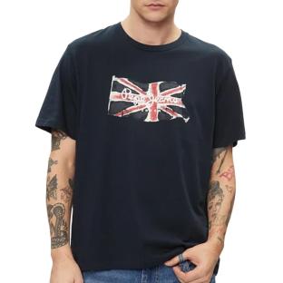 T-shirt Marine Homme Pepe Jeans Clag