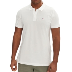 Polo Blanc Homme Tommy Hilfiger Tjm Slim