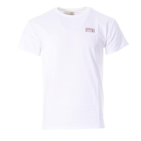 T-Shirt Blanc Homme Vans Plate