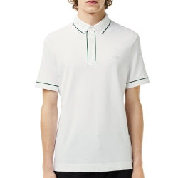 Polo Blanc Homme Lacoste Piqué