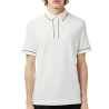 Polo Blanc Homme Lacoste Piqué