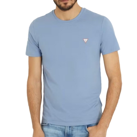 T-shirt Bleu Homme Guess Core