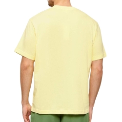 T-Shirt Jaune Homme Lacoste Essentiel