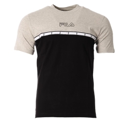 T-shirt Noir/Gris Homme Fila Tape