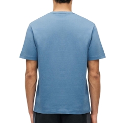 T-Shirt Bleu Homme Lacoste Essentiel