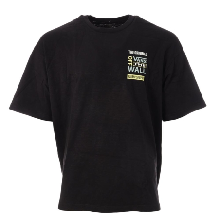 T-shirt Noir Homme Vans Logo Gfx Tee