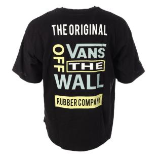 T-shirt Noir Homme Vans Logo Gfx Tee