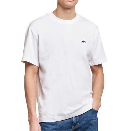 T-shirt Blanc Homme Lacoste Klassiek