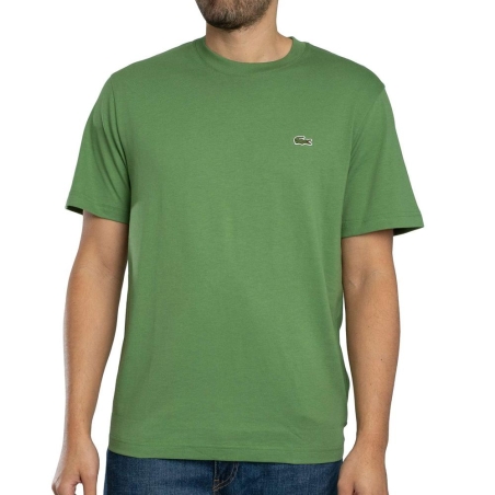 T-Shirt Vert Homme Lacoste Essentiel