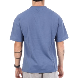 T-shirt Bleu Homme Paname Brothers DOV