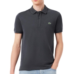 Polo Gris Foncé Homme Lacoste Slim Fit Petit