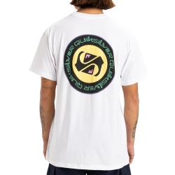 T-shirt Blanc Homme Quiksilver Circle Back