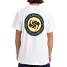 T-shirt Blanc Homme Quiksilver Circle Back